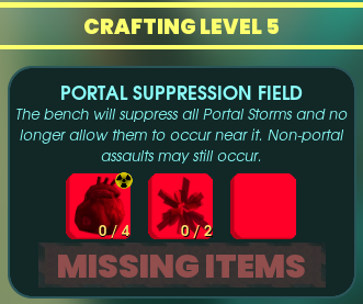 Portal Supression Field Craft
